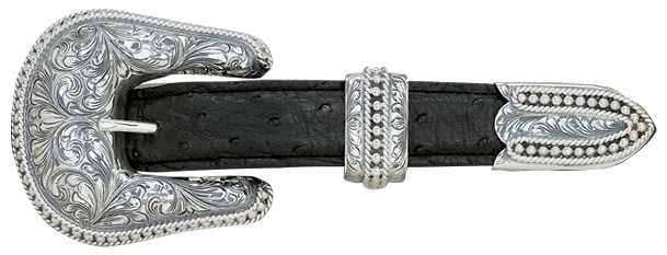 Vogt Silversmiths 1" Chet Vogt Silverado Belt Buckle