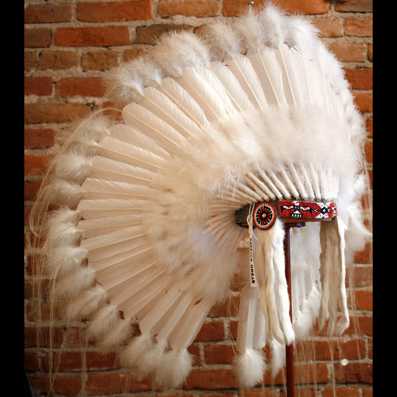 Ceremonial Wedding Indian Headdress by Buffy Sam