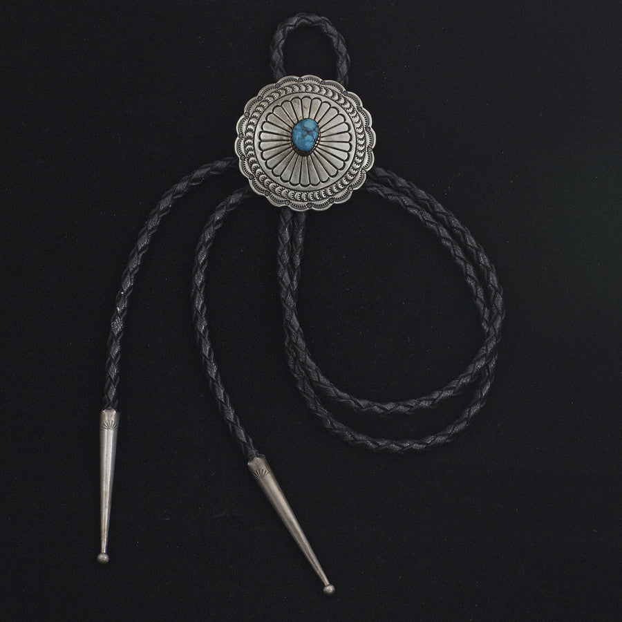 Bolo - Sterling Silver with Turquoise