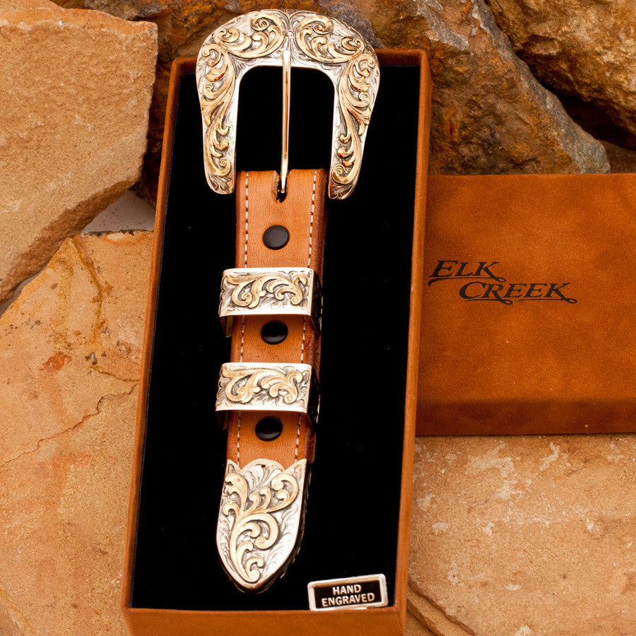 Vogt Silversmiths 1" Scroll Belt Buckle