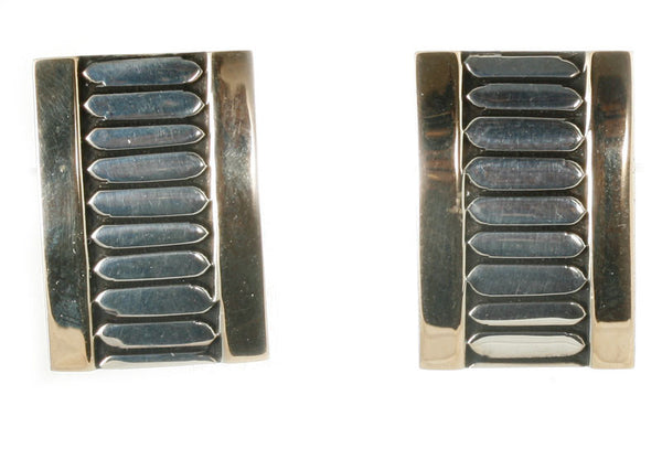 Sterling Silver and 14kt Gold Earrings