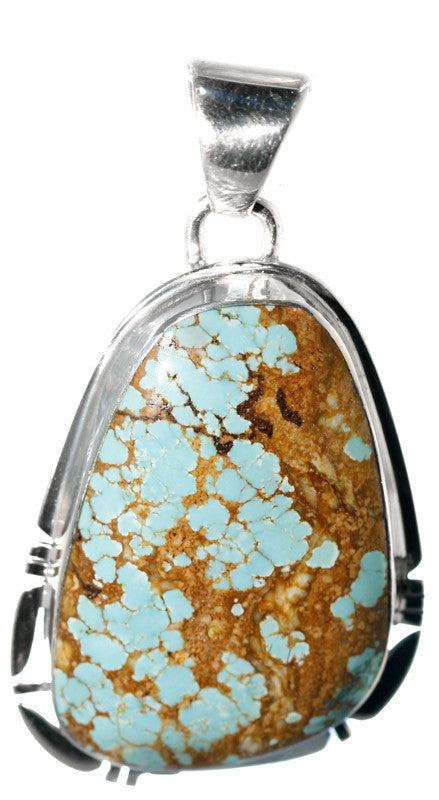 Number 8 Turquoise Pendant