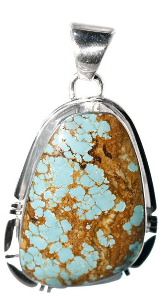 Number 8 Turquoise Pendant