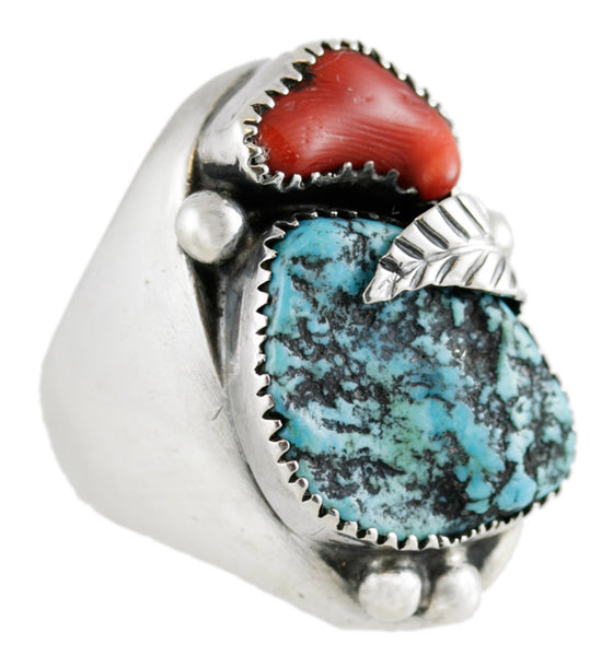 Turquoise Ring Size 10.75 - Sterling Silver