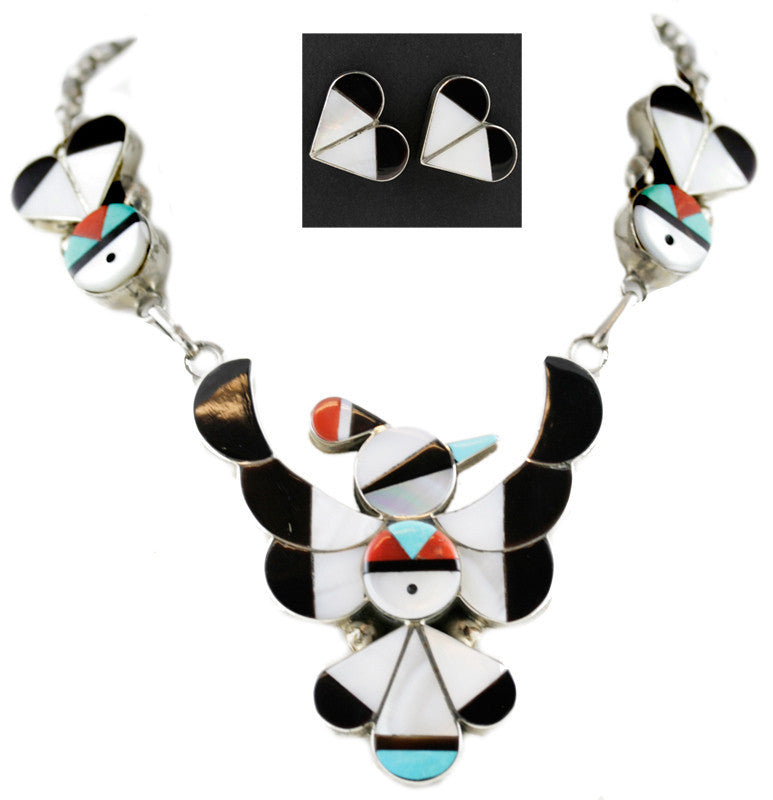 Necklace and Earring Set - Sterling Silver