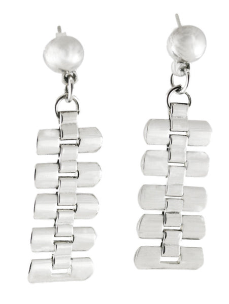 Necklace, Earrings, and Bracelet Set - Sterling Silver Plated