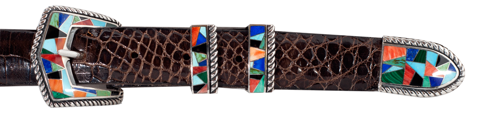Inlaid Ranger Belt Buckle