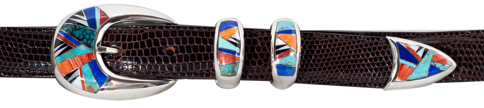 Inlaid Ranger Belt Buckle
