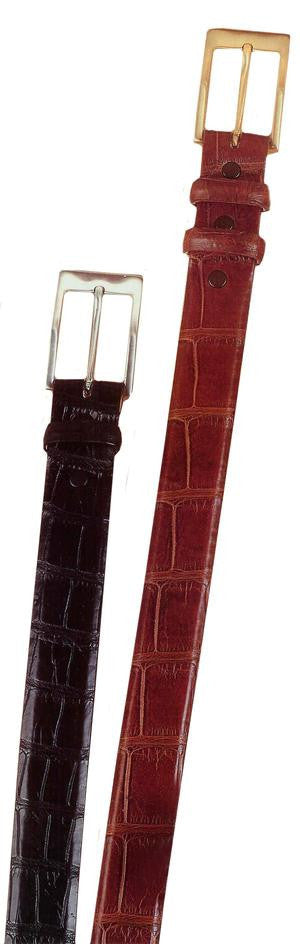 Custom Matte Alligator Belt Straps
