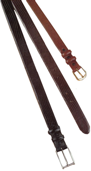 Custom Java Lizard Belt Straps