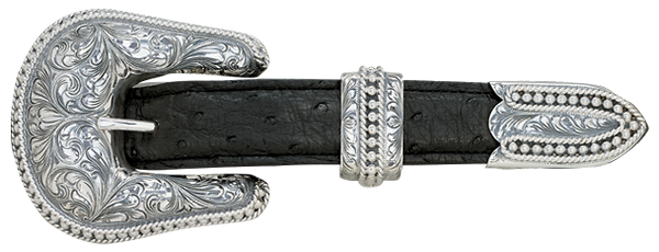 Vogt Silversmiths 1" Chet Vogt Silverado Belt Buckle