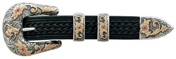 Vogt Silversmiths 1" Top Hand Belt Buckle