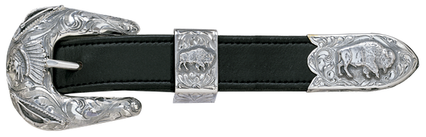 Vogt Silversmiths 1" Yellowstone Belt Buckle