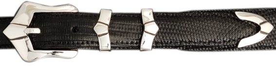 Alexander Kalifano Sterling Silver 1" Austin Belt Buckle