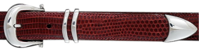 Alexander Kalifano Sterling Silver 1" Classic Belt Buckle