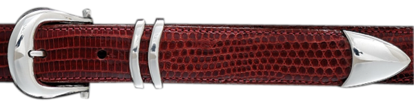 Alexander Kalifano Sterling Silver 1" Classic Belt Buckle