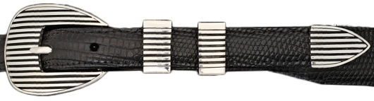 Alexander Kalifano Sterling Silver 3/4" Jemez Belt Buckle