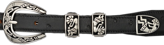 Alexander Kalifano Sterling Silver 3/4" Kokopelli