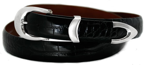 Navajo Sterling Silver 1 1/4" Sleek Ranger Belt Buckle