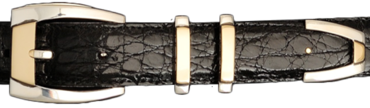 Alexander Kalifano Two Tone 1 1/4" Hampton Belt Buckle