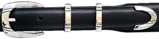 Alexander Kalifano Two Tone 1" M. Martin Belt Buckle