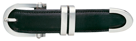 Vogt Silversmiths Sterling Silver 1" Medicine Bow Belt Buckle