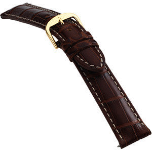 Louisiana Genuine Padded Matte Alligator Bands