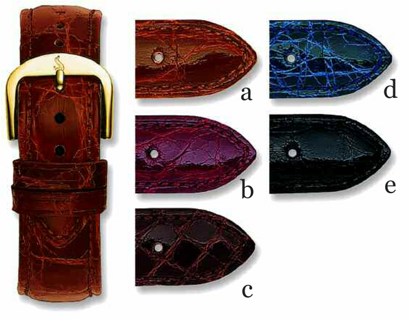 Genuine Padded Crocodile Bands