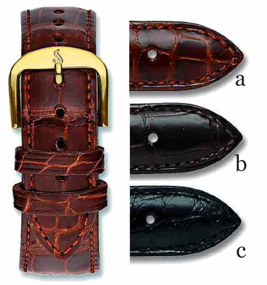 Louisiana Genuine Padded Alligator Bands