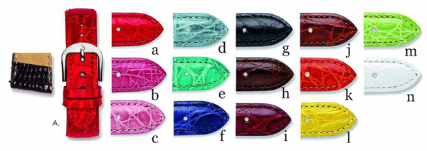 EZ-Change Genuine Padded Crocodile Bands