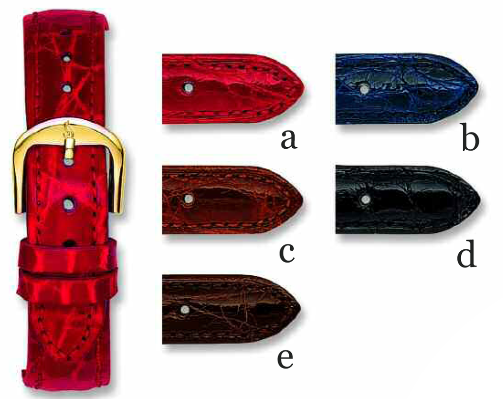 Genuine Padded Crocodile Bands