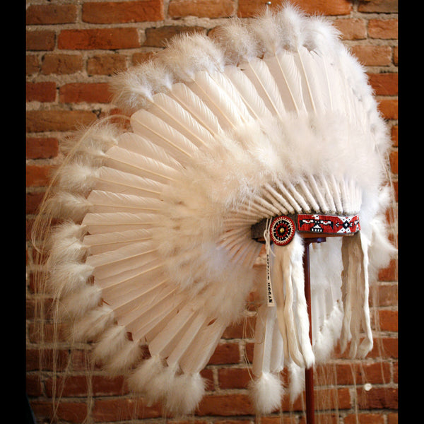 Ceremonial Wedding Indian Headdress by Buffy Sam