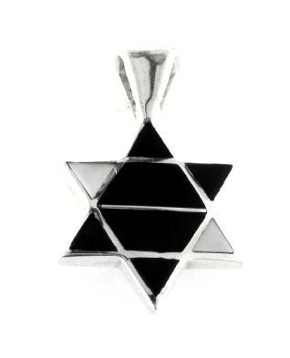 Inlaid Sterling Silver Pendant