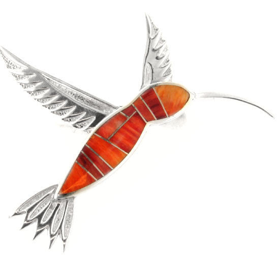 Inlaid Sterling Silver Pendant