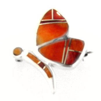 Inlaid Sterling Silver Pendant