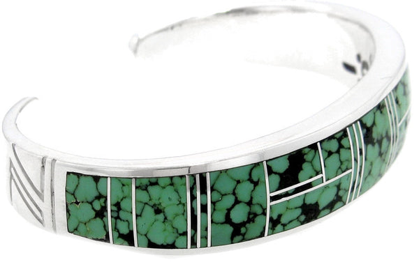 David Rosales Fall Air Inlaid Sterling Silver Bracelet