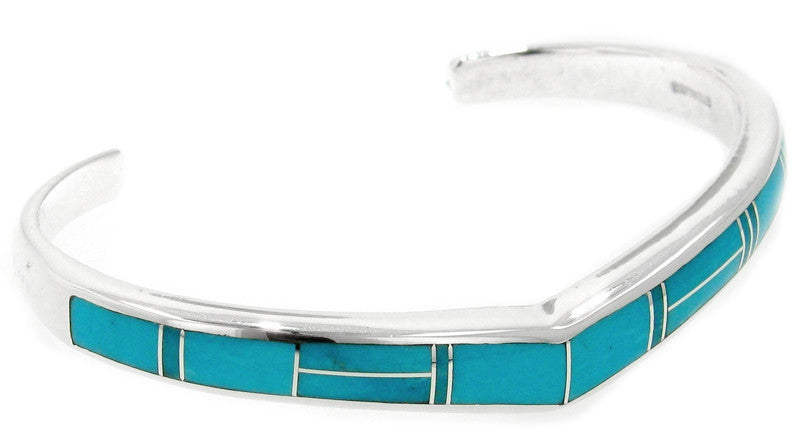 Inlaid Sterling Silver Bracelet