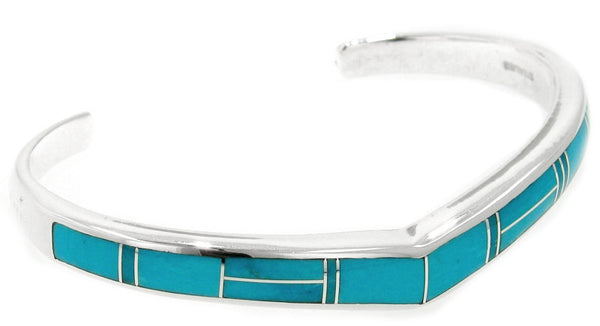 Inlaid Sterling Silver Bracelet