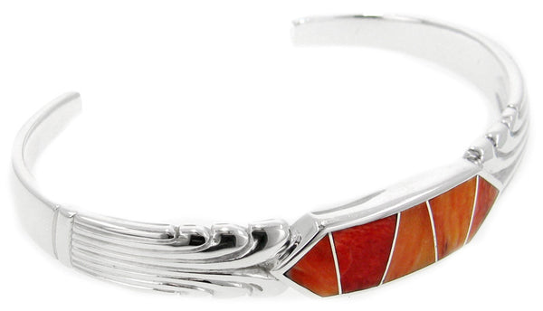 Inlaid Sterling Silver Bracelet