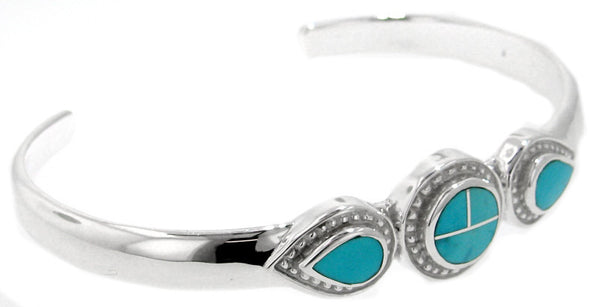 Inlaid Sterling Silver Bracelet