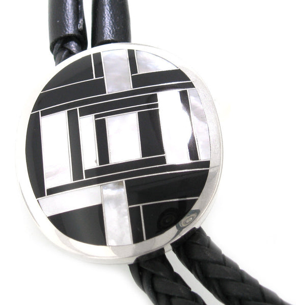 Inlaid Sterling Silver Bolo
