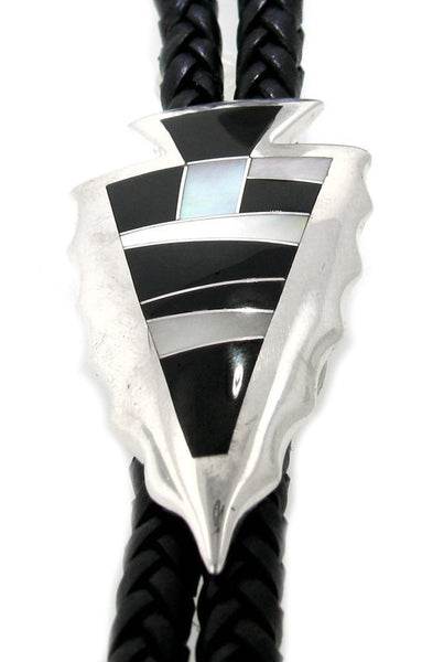Inlaid Sterling Silver Bolo