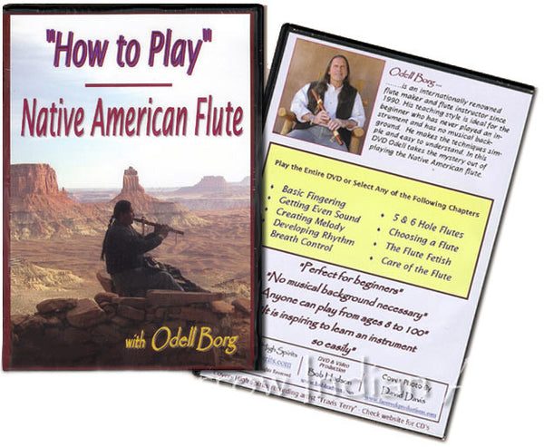Odell Borg Beginning Instruction for Native American Flute DVD