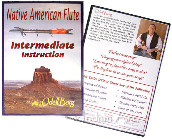 Odell Borg Intermediate Instruction for Native American Flute DVD