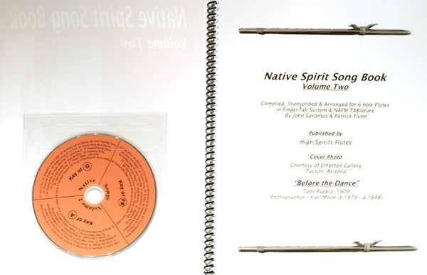 Odell Borg Native Spirit Song Book Vol. 2 and CD