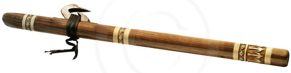 Odell Borg Walnut w/Birch Inlay Migration Concert Flute