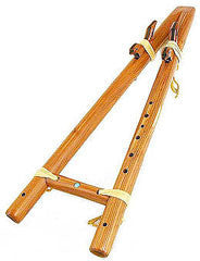 Odell Borg Cedar Double Twin Key of Tail Drone Flute in Key of G