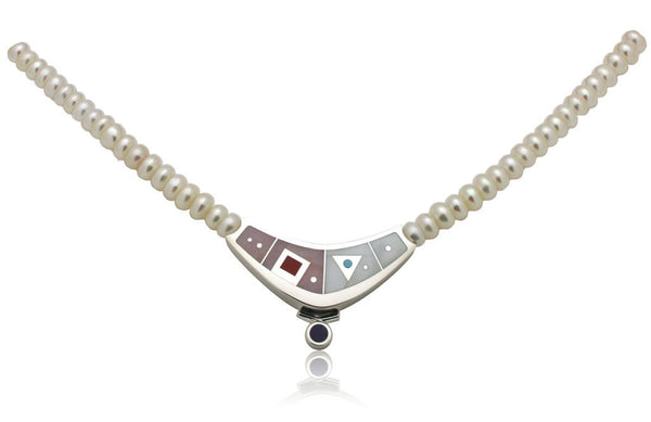 Ray Tracey Inlaid Necklace