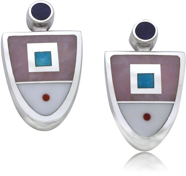Ray Tracey Inlaid Earrings