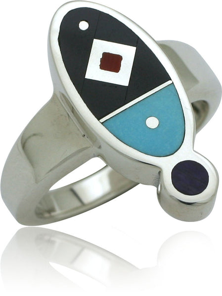 Ray Tracey Inlaid Ring